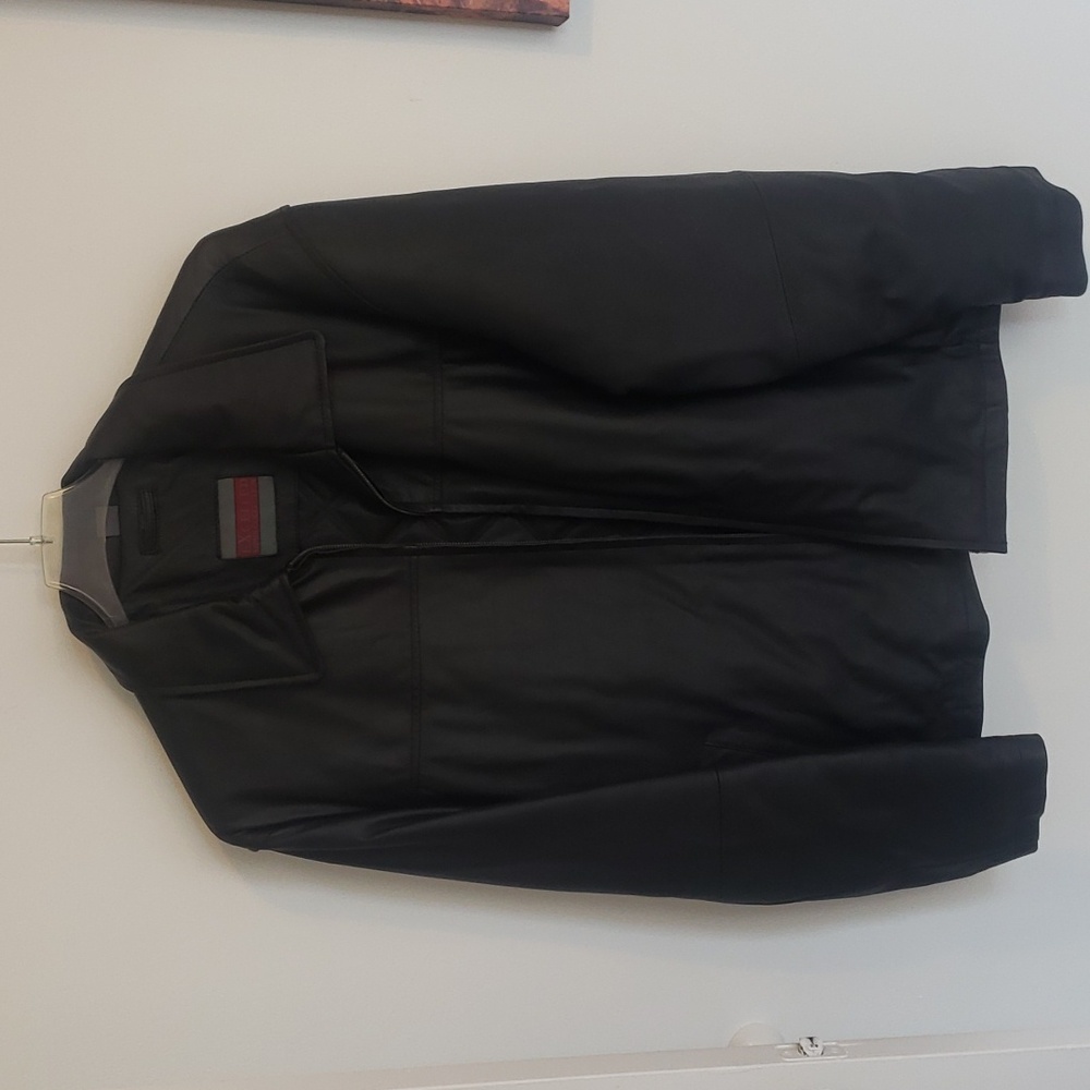 Mens Excelled 100% Leather Bomber Jacket New M Medium